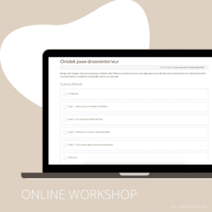 Online workshop - Ontdek jouw droominterieur - Moodboard maken
